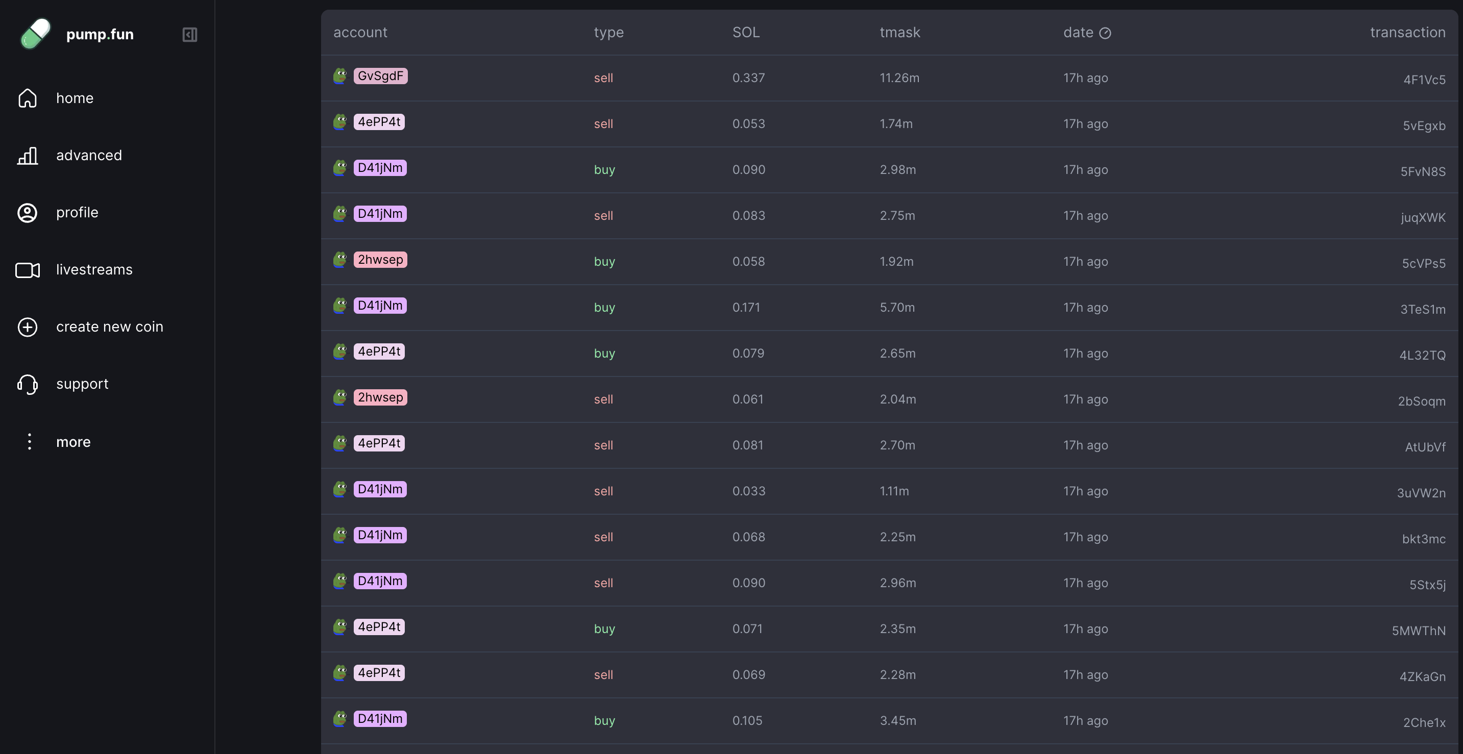 Successful Bumping Bot Results - Live Transaction Data